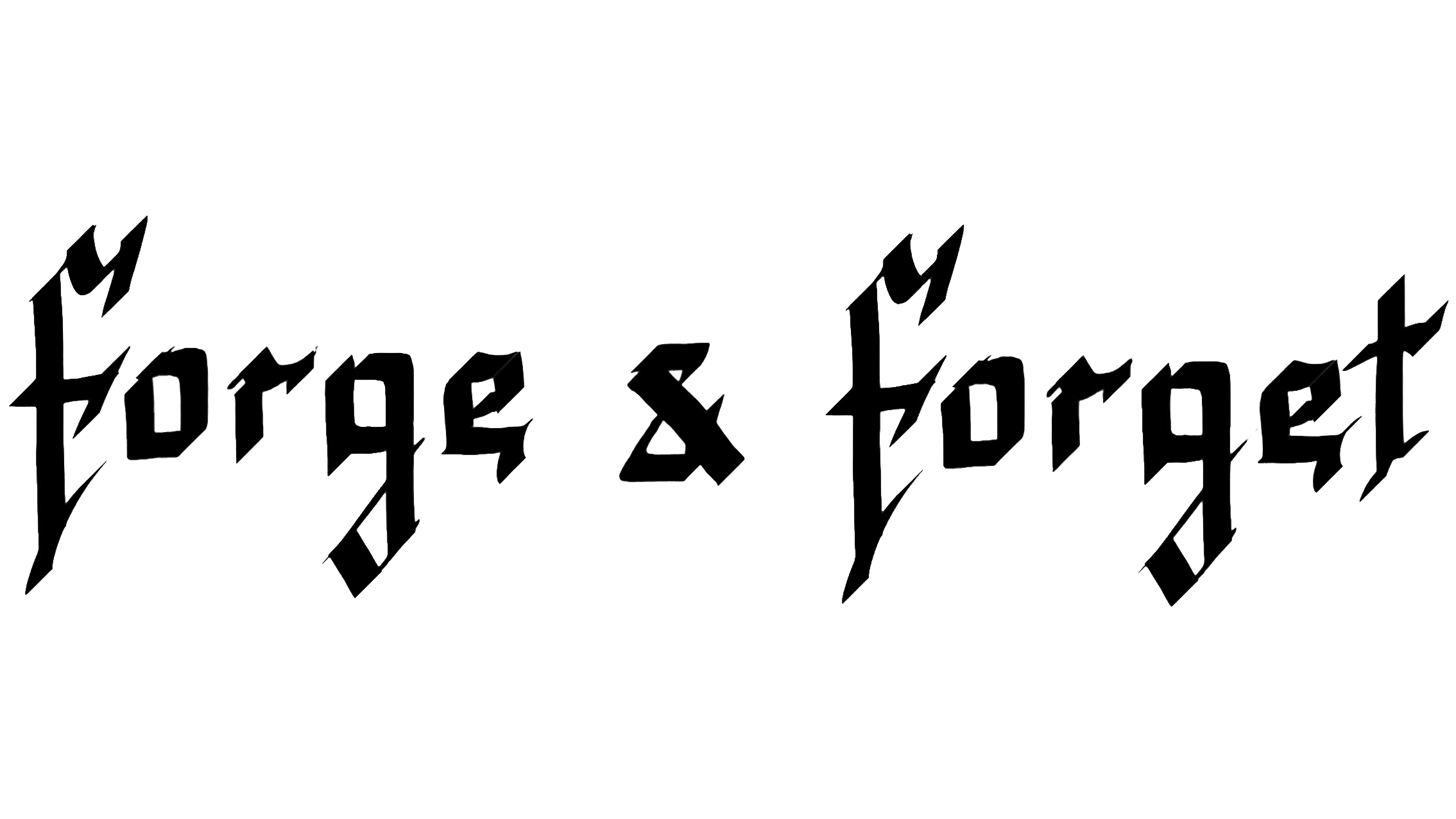 Logo projektu Forge & Forget